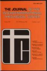 The Journal of the Interdenominational Theological Center, Vol. XXI No. 1-2 Fall 1993-Spring 1994