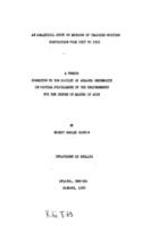 An analytical study of methods of teaching written composition from 1917 to 1955, 1956