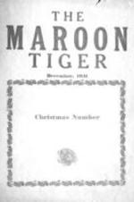 The Maroon Tiger, 1931 December 1