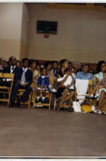 People attending the graduation ceremony of the I.T.C. class of 1978. Written on recto: Scenes of the graduation.