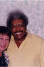 Evelyn G. Lowery and Don King are shown posing for a picture.