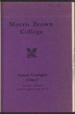 Morris Brown College Catalog 1936-1937