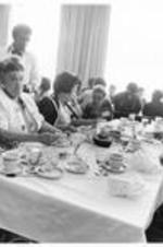 Lunch reception at the Conference to Access the State of Black Arts and Letters in Chicago, IL. May 26-28, 1972.