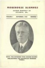 Morehouse Alumnus, vol. 1, no. 1, November 1928