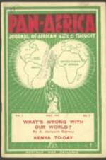 The May 1947 issue of Pan-Africa Journal of African Life and Thought. 44 pages.