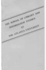 Brochure for AU's School of Library and Information Studies