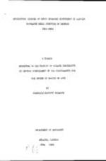 Statistical indies of Negro economic adjustment in heavily populated rural countries of Georgia 1910-1935, 1939