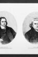 Portraits of Reverend Thomas Coke and Asbury.