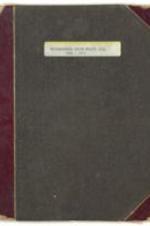 1908-1918 Minute Book of the Neighborhood Union. 149 pages.