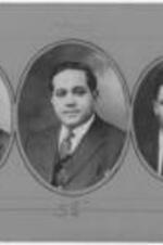 Portraits of three men. Written  on recto: Aiken?