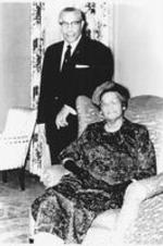Portrait of Dr. M. S. Davage and Mrs. Davage.