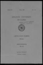 The Atlanta University Bulletin (catalogue), s. III no. 114;1960-1961; Announcements 1961-1962