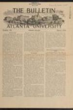 The Atlanta University Bulletin (newsletter), no. 198: March 1910