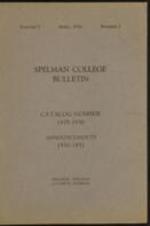 Spelman College Catalog 1929-1930