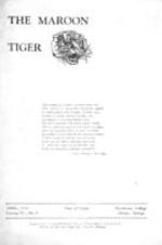 The Maroon Tiger, 1929 April 1