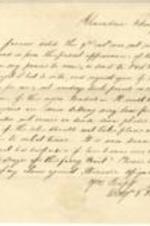 Correspondence between B. T. Fendall and William Stone regarding a sale of enslaved people.