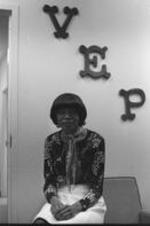 An unidentified woman in a VEP office.