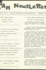 National Association of Mathematicians Newsletter, December 1977