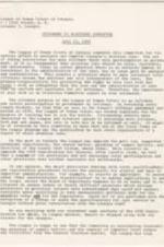 Statement concerning rewriting Georgia's election laws, pointing out faults of the 1958 Registration Act. 4 pages.