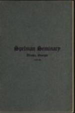 Spelman Seminary Catalog 1907-1908