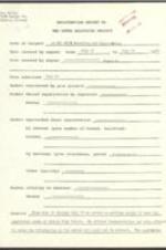 Registration Report to Voter Education Project July 16, 1968 - July 20, 1968 detailing voter registration efforts in Auburn, Alabama. 2 pages.