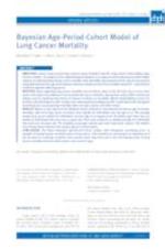 Bayesian Age-Period-Cohort Model of Lung Cancer Mortality