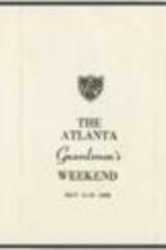 Roster of events for the Guardsmen's weekend, including dances and a swimming party.