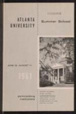 The Atlanta University Bulletin (catalogue), s. III no. 113: Summer School, March 1961
