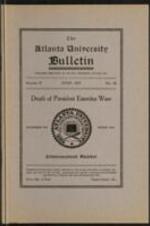 The Atlanta University Bulletin (newsletter), s. II no. 69: Death of President Emeritus Ware, June 1927