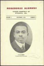 Morehouse Alumnus, vol. 3, no. 2, December 1930