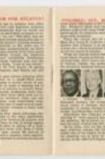 Jet article on a possibility of Atlanta electing its first Black mayor, with State Sen. Leroy R. Johnson and other Black politicians considering running for office, but winning the election would require significant white voter support and a successful voter-registration campaign. 1 page.