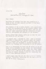 In this letter, Julian Bond addresses Johnny Parham as Chair of the Documentation project. He mentions a missed opportunity to document the Atlanta Student Movement during a reunion. He suggests convening an AUC-wide committee of historians led by Vincent Fort to solicit funds and begin the documentation process. Bond emphasizes the importance of interviewing movement participants and collecting memorabilia and photographs to deposit in the AUC Library. He further states that trained, "objective" historians should be involved in the project. The letter is also addressed to Fort, urging him to consider the same suggestion. The letter concludes with holiday greetings. 2 pages.