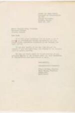 This letter expresses gratitude and appreciation to Dr. Benjamin Mays, President of Morehouse College, for his cooperative assistance in their struggle for equal rights. The committee acknowledges the crucial support provided by Morehouse College's administration and emphasizes their shared goal of eliminating discriminatory practices based on race. The committee members listed are Albert Brinson (Chairman), Norma Wilson (Secretary), Julian Bond, and Lydia Tucker.