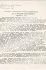 Statement on suffrage and elections, with suggested changes to legislation. 2 pages.
