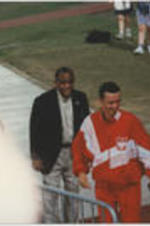 Southern Christian Leadership Conference President Joseph E. Lowery at the 1996 Paralympic Games in Atlanta, Georgia.