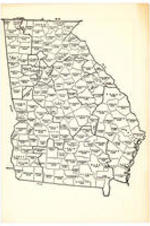 County outline map of Georgia from the Secretary of State.
