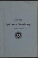Spelman Seminary Catalog 1921-1922