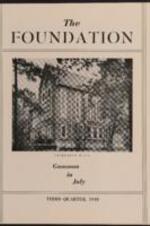 The Foundation vol. 38 no. 3
