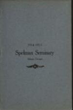 Spelman Seminary Catalog 1914-1915