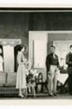 View of actors on stage.