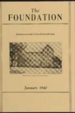 The Foundation vol. 30 no. 1