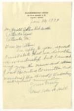 Enclosed Neighborhood Union membership list for Mr. Harold Allen. 3 pages.