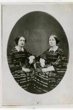 Portrait of Spelman founders Sophia B. Packard and Harriet E. Giles.
