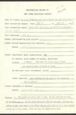Registration Report to Voter Education Project June 17, 1968 - June 25, 1968 detailing voter registration efforts in Auburn, Alabama. 1 page.