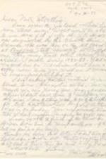 Correspondence from Hale Woodruff to Winifred Stoelting regarding articles written by Woodruff. 2 pages.