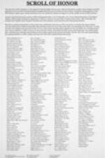A partial list of students and supporters who demonstrated in the struggle for civil rights in Atlanta. 1 page.