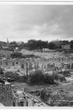 University Housing Project Under Construction with Atlanta University in the background, August 15, 1935.