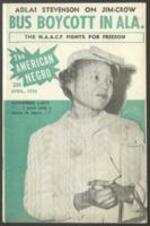 The April 1956 issue of the American Negro magazine. 36 pages.