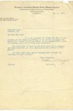 Letter from Katherine S. Westfall to Mrs. John Hope.