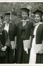 Virginia Lacy Jones with graduates of the Atlanta University's library and information science program.